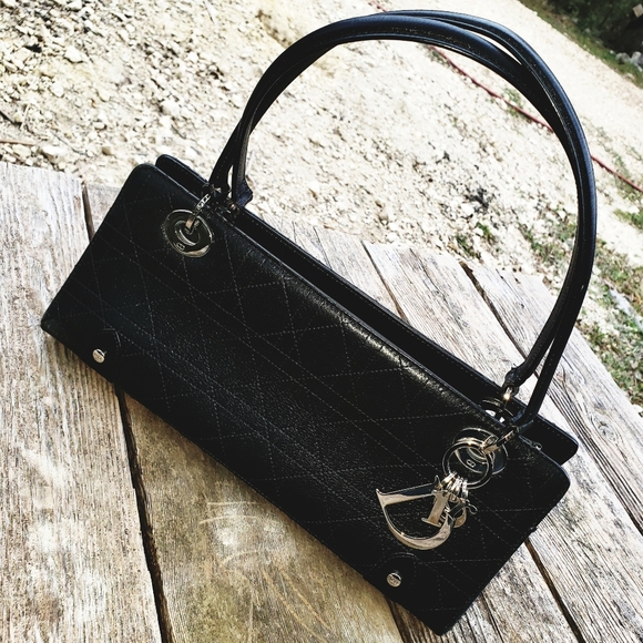Dior Handbags - Christian Dior Cannage East West Soft Lady Dior